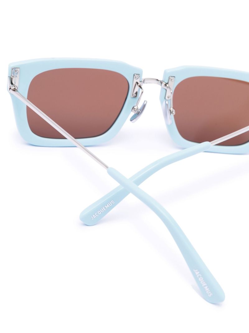Blue Les Lunettes Soli Square Sunglasses