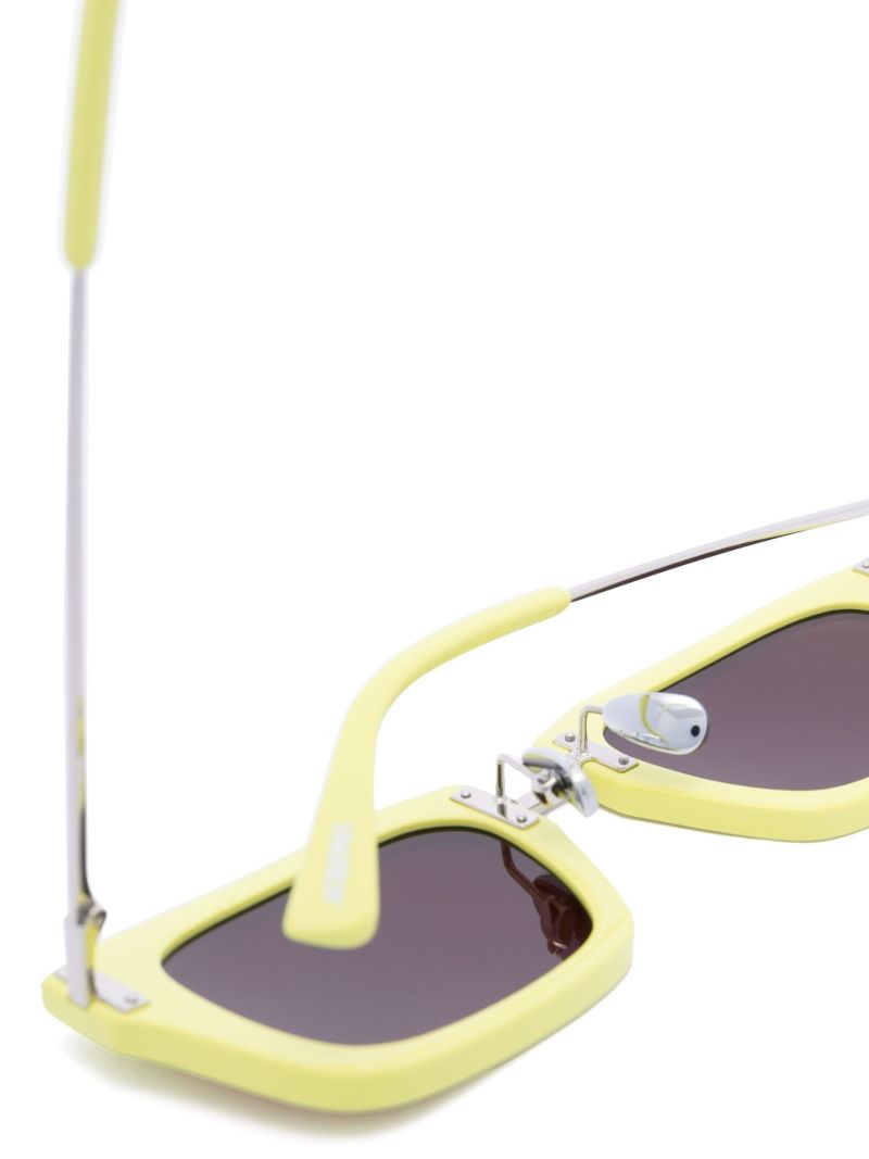 Yellow Les Lunettes Soli Square Sunglasses