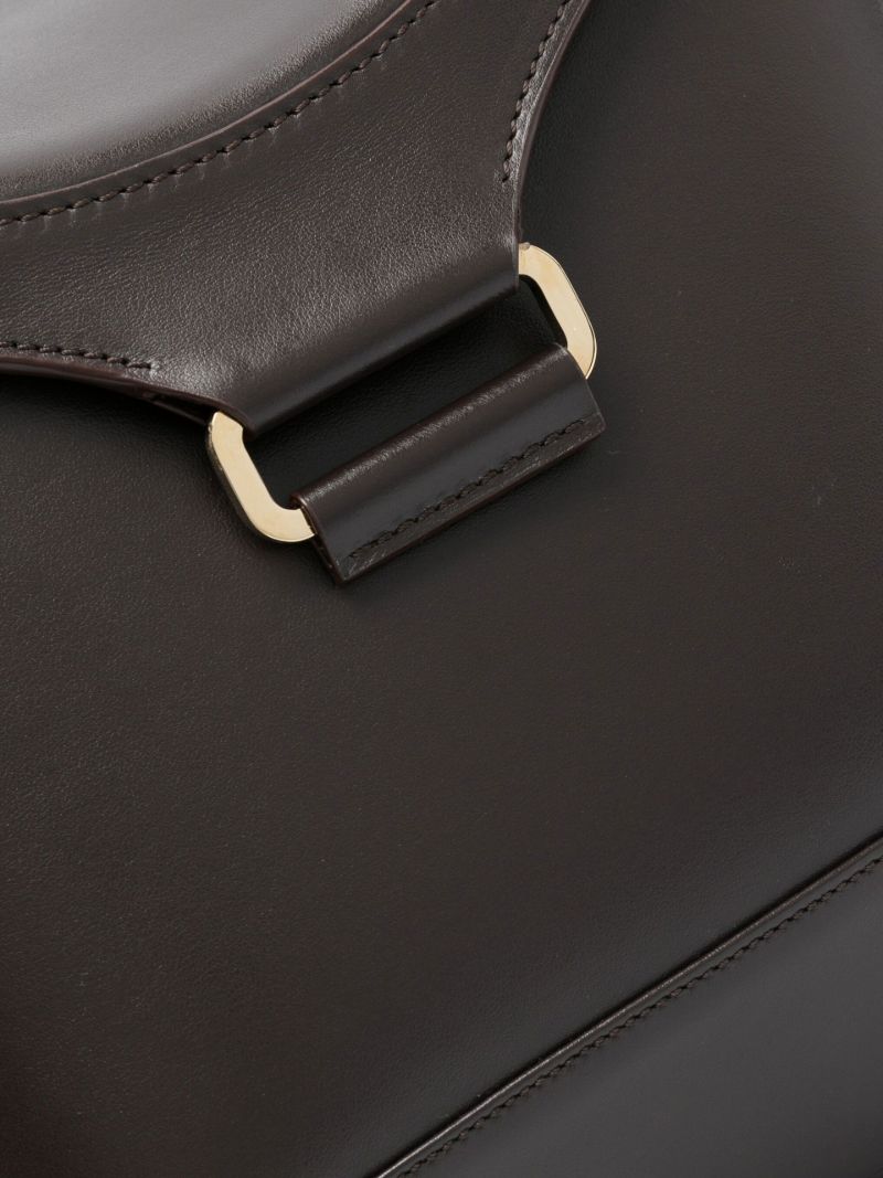 Brown Amanda Leather Shoulder Bag