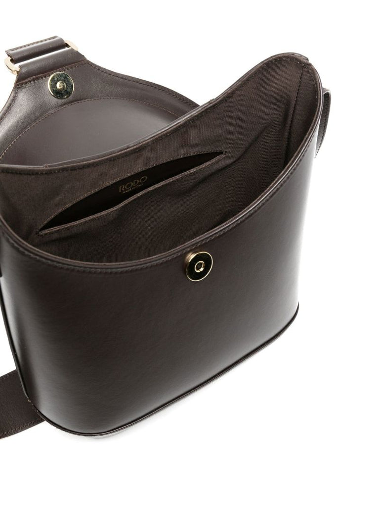 Brown Amanda Leather Shoulder Bag