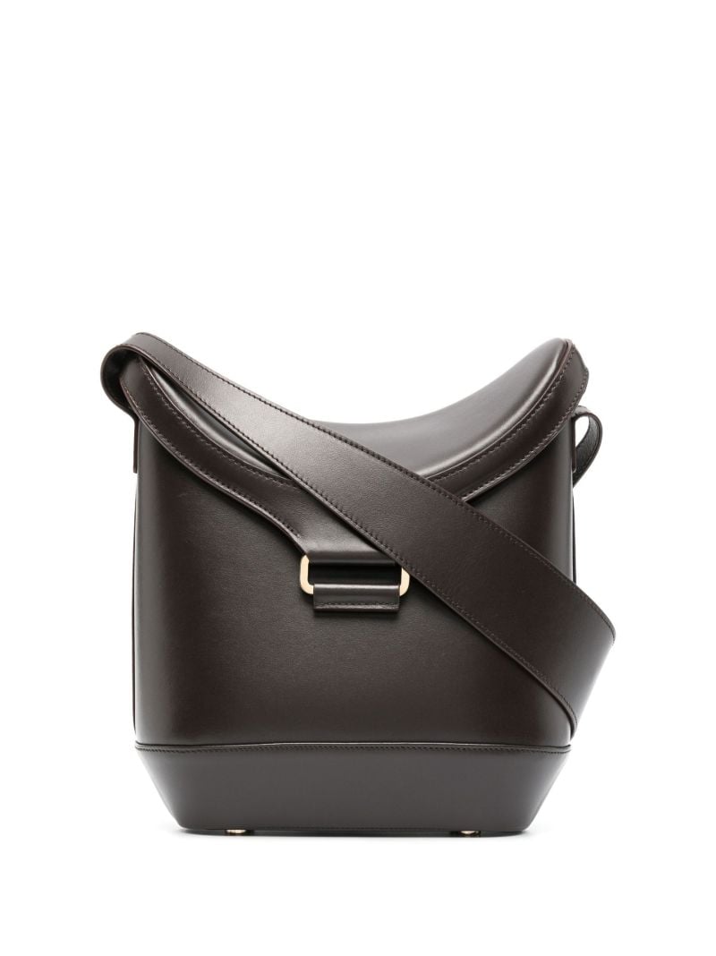 Brown Amanda Leather Shoulder Bag