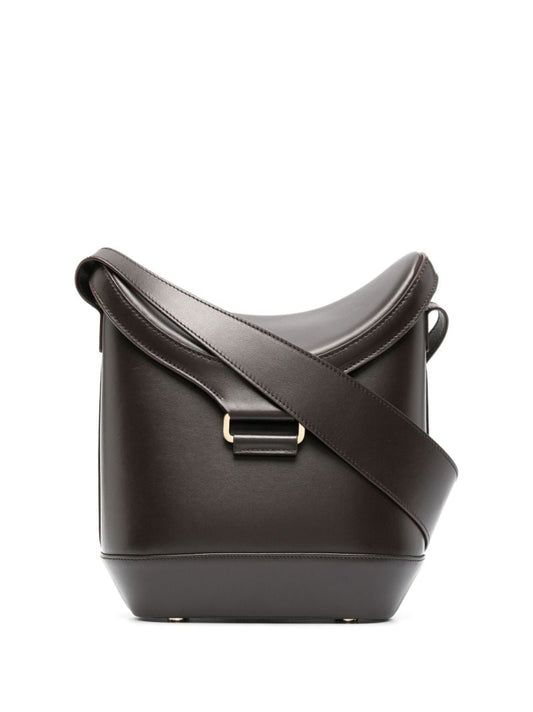 Brown Amanda Leather Shoulder Bag