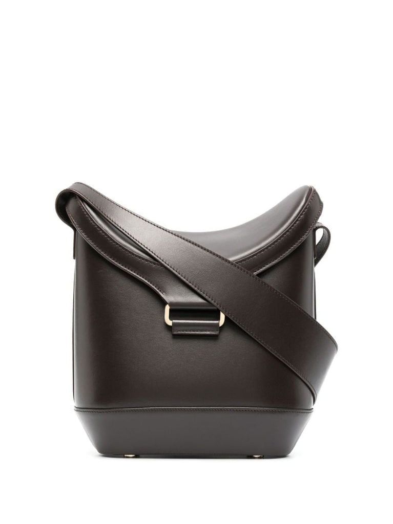 Brown Amanda Leather Shoulder Bag