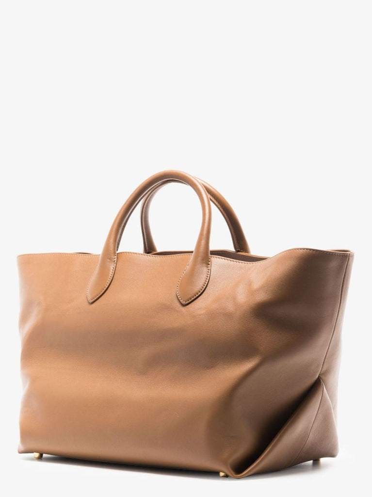 Brown Amelia Medium Leather Tote Bag