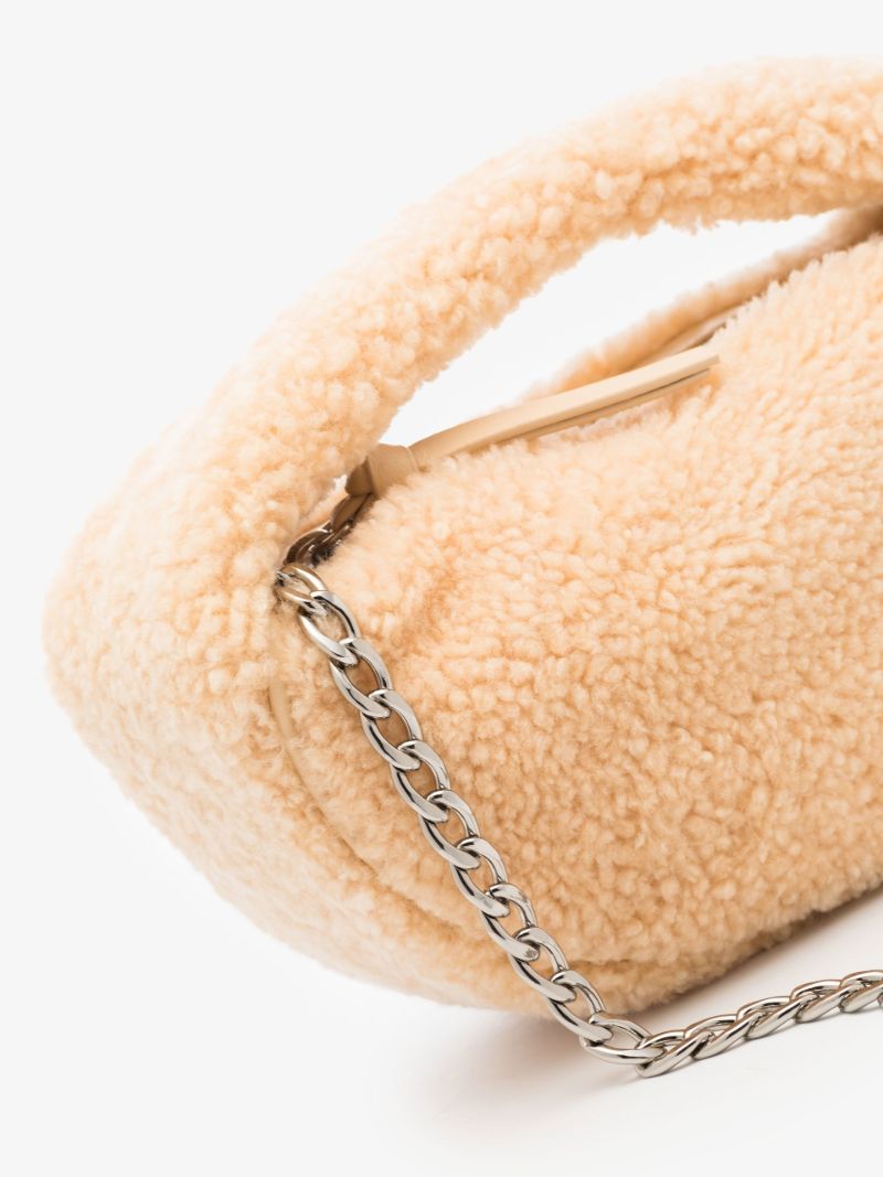 Neutral Baby Cush Shearling Mini Bag