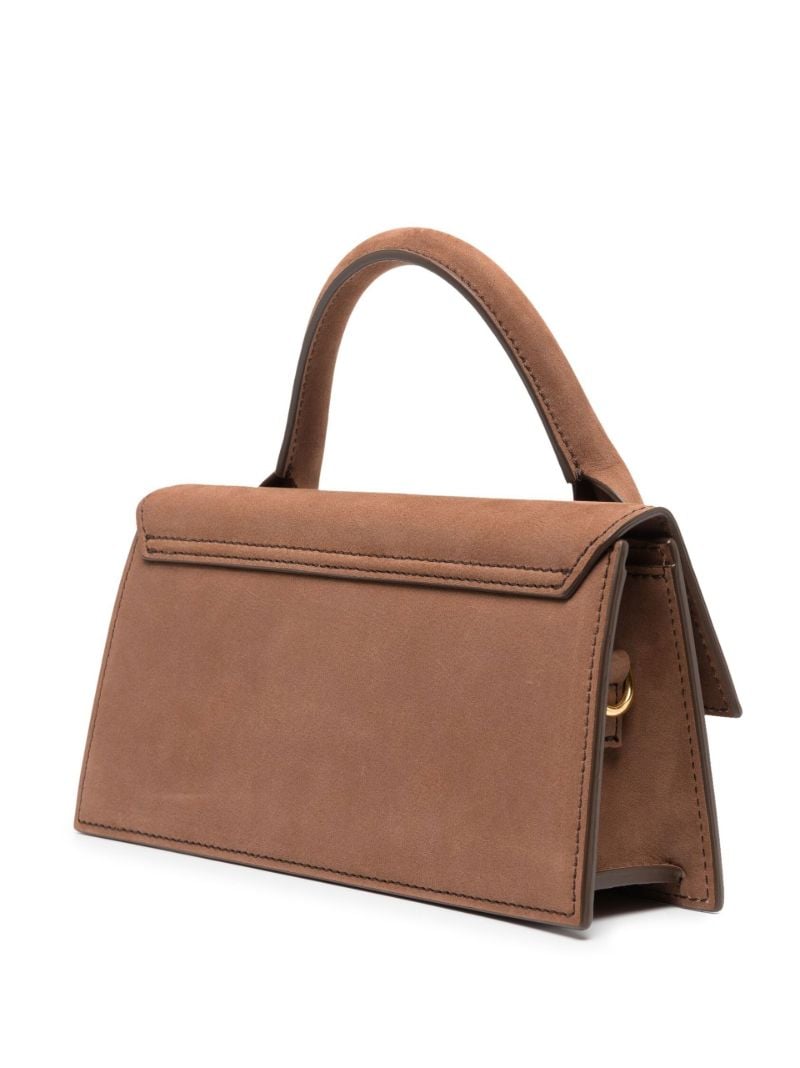 Brown Le Chiquito Long Suede Tote Bag