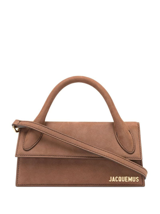 Brown Le Chiquito Long Suede Tote Bag