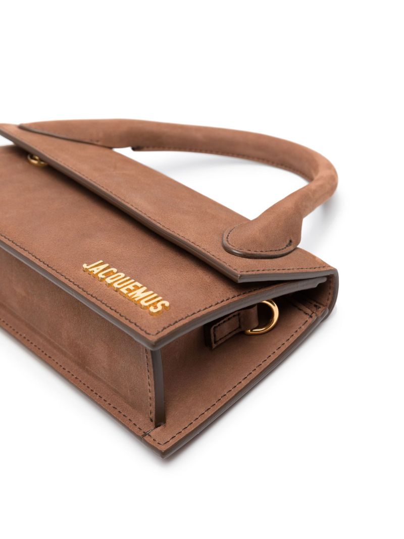 Brown Le Chiquito Long Suede Tote Bag