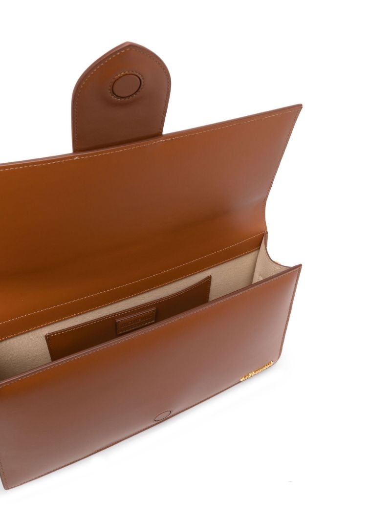 Brown Le Grand Bambino Leather Shoulder Bag