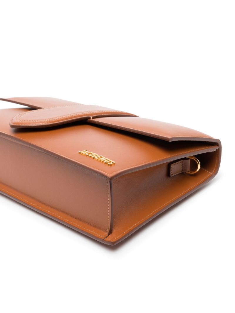 Brown Le Grand Bambino Leather Shoulder Bag