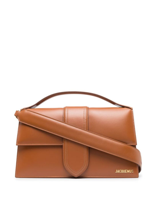Brown Le Grand Bambino Leather Shoulder Bag
