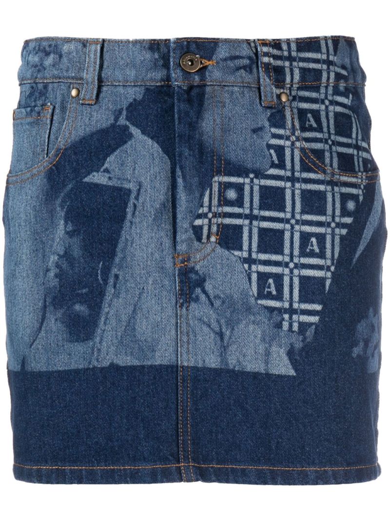 Blue Eyes on You Denim Mini Skirt