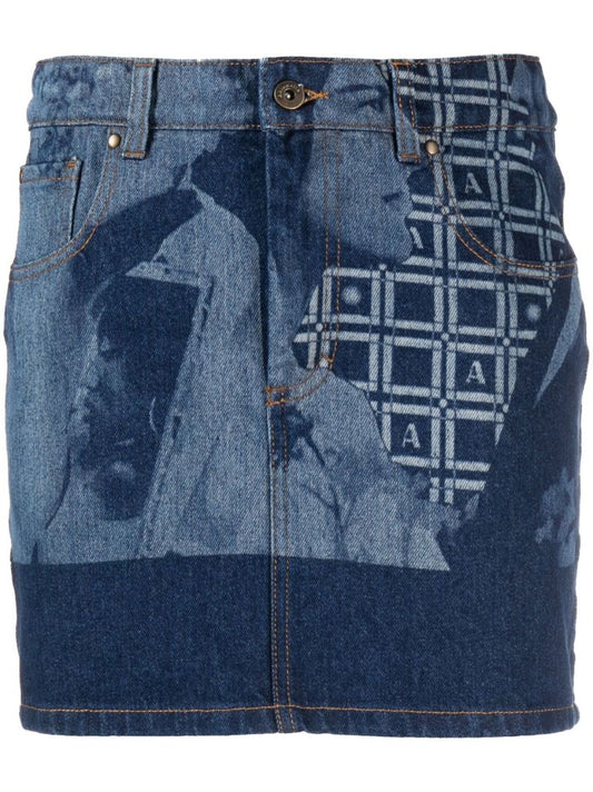Blue Eyes on You Denim Mini Skirt