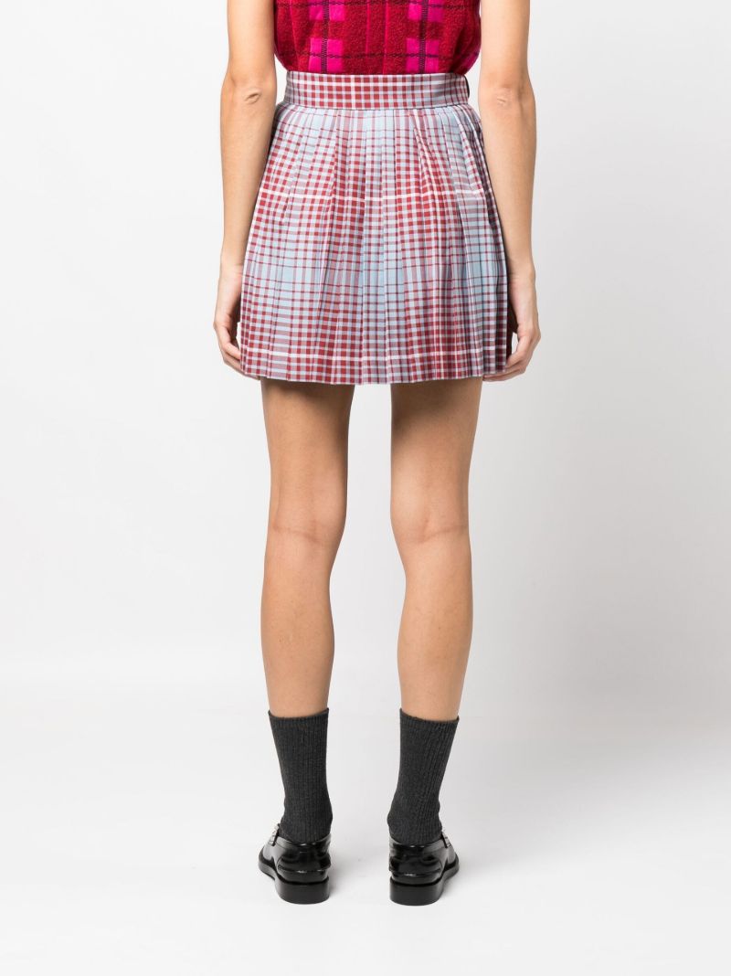 Blue Check Print Mini Kilt