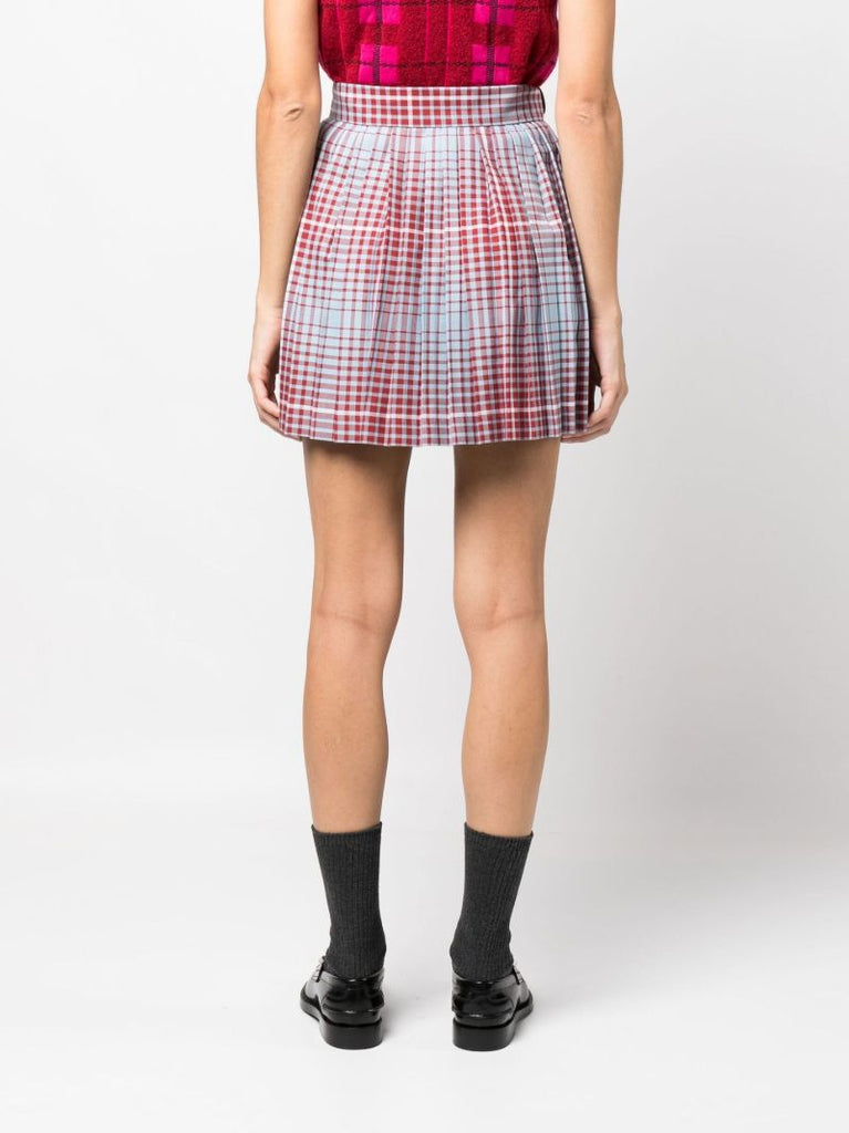 Blue Check Print Mini Kilt
