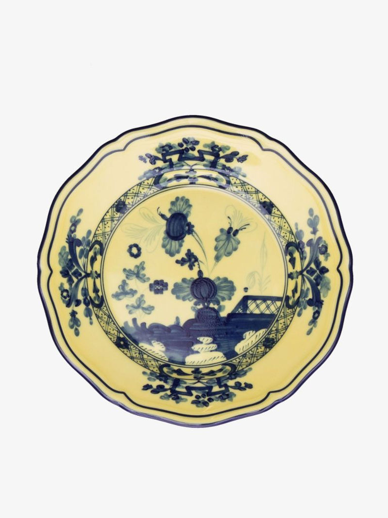 Yellow Oriente Italiano Citrino Porcelain Bread Plate