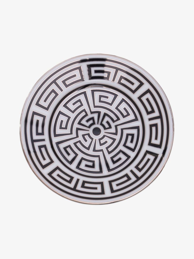 White Labirinto Porcelain Bread Plate