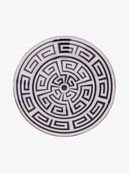 White Labirinto Porcelain Bread Plate