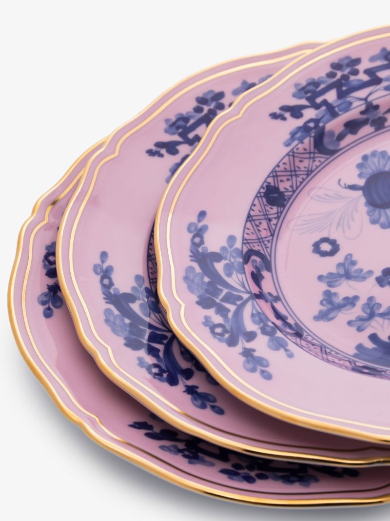Pink Oriente Italiano Azalea Porcelain Dessert Plate