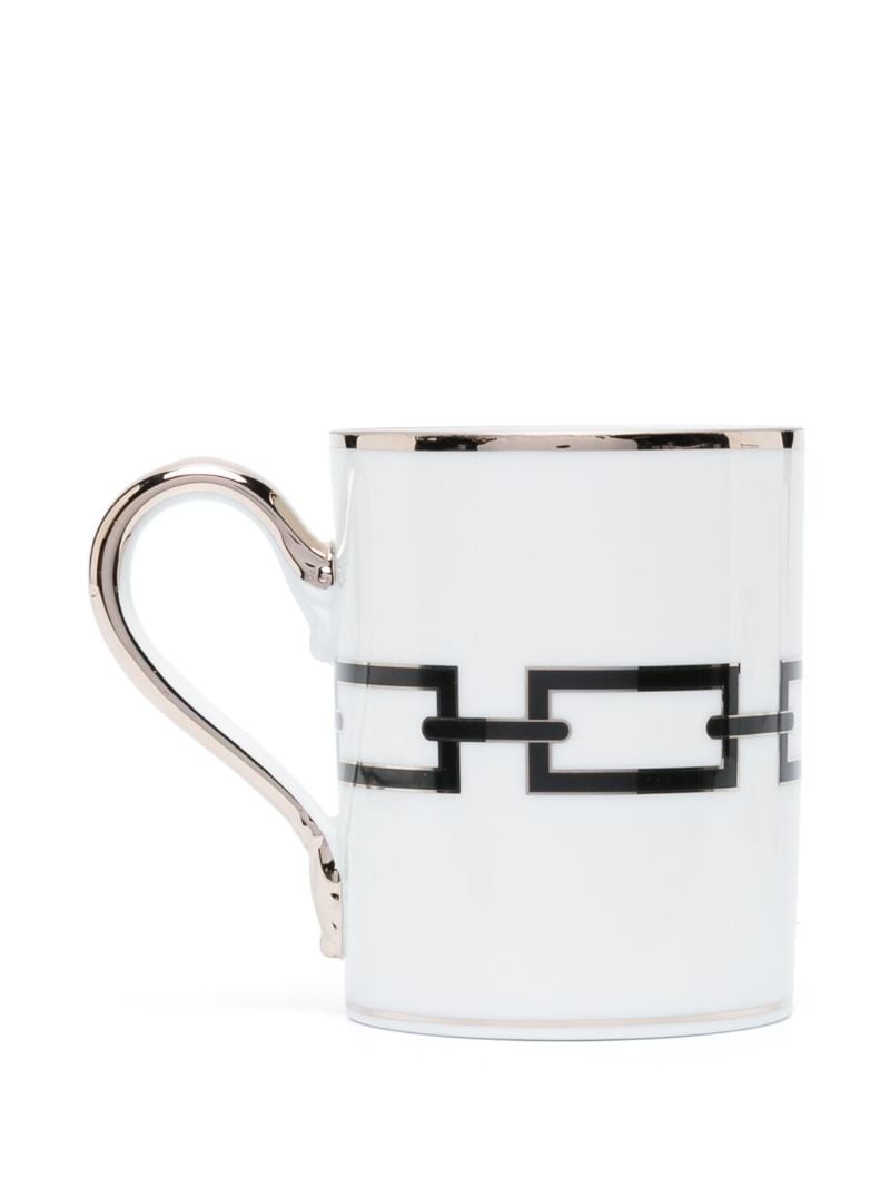 White Catene Porcelain Mug Set