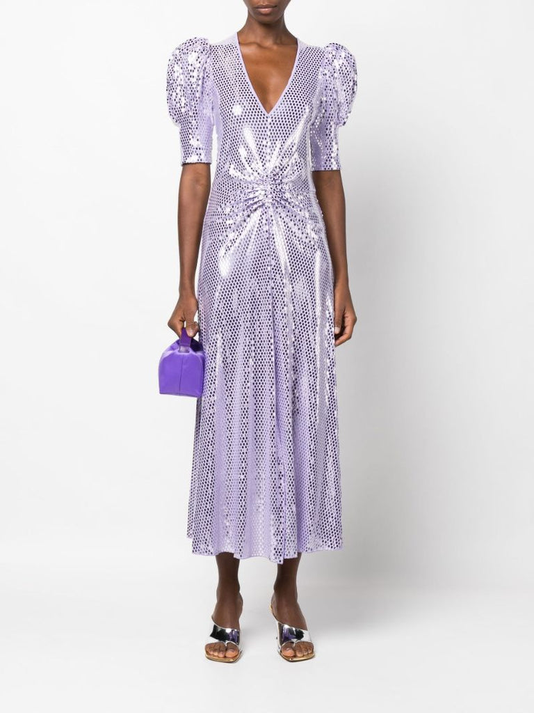 Purple Sierina Sequin Dress