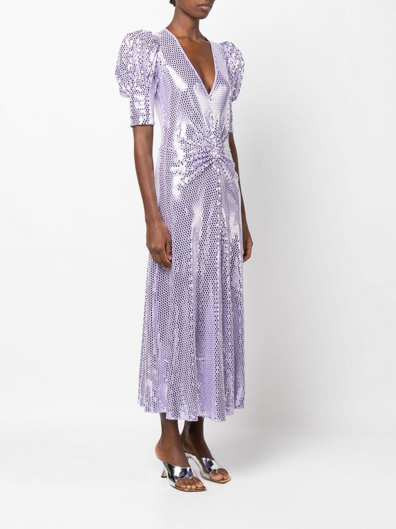 Purple Sierina Sequin Dress