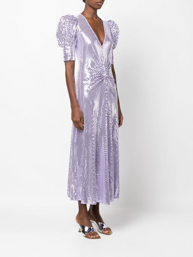 Purple Sierina Sequin Dress