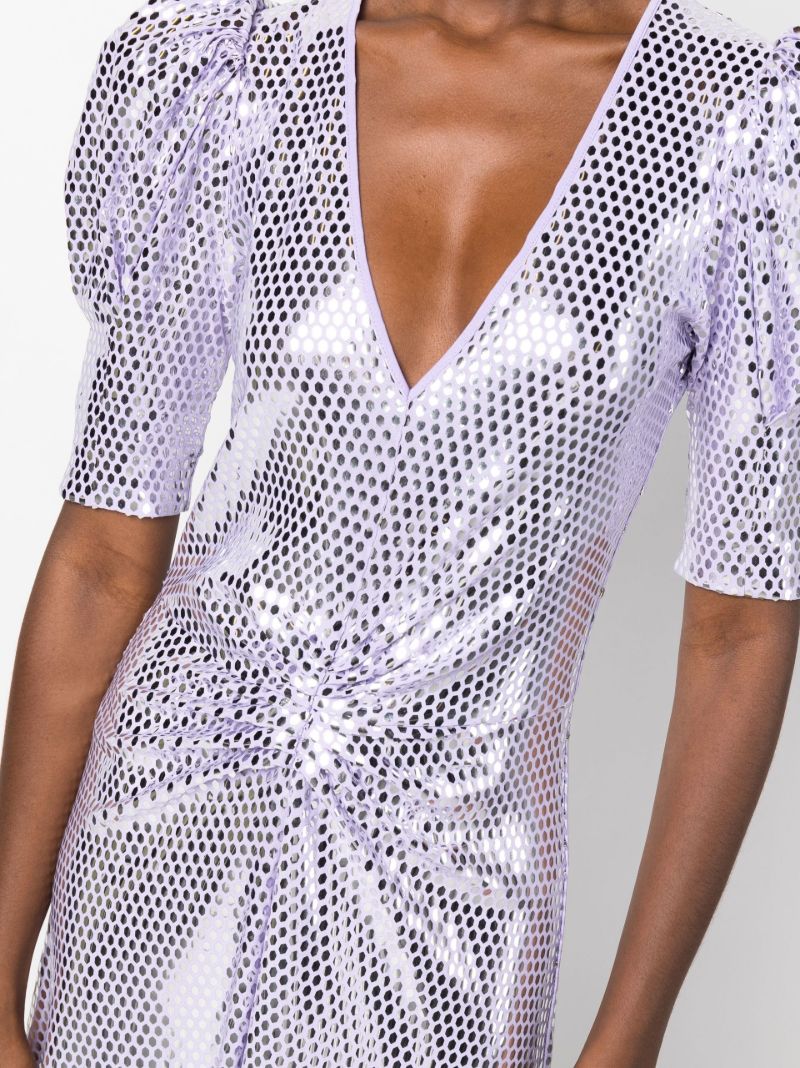 Purple Sierina Sequin Dress