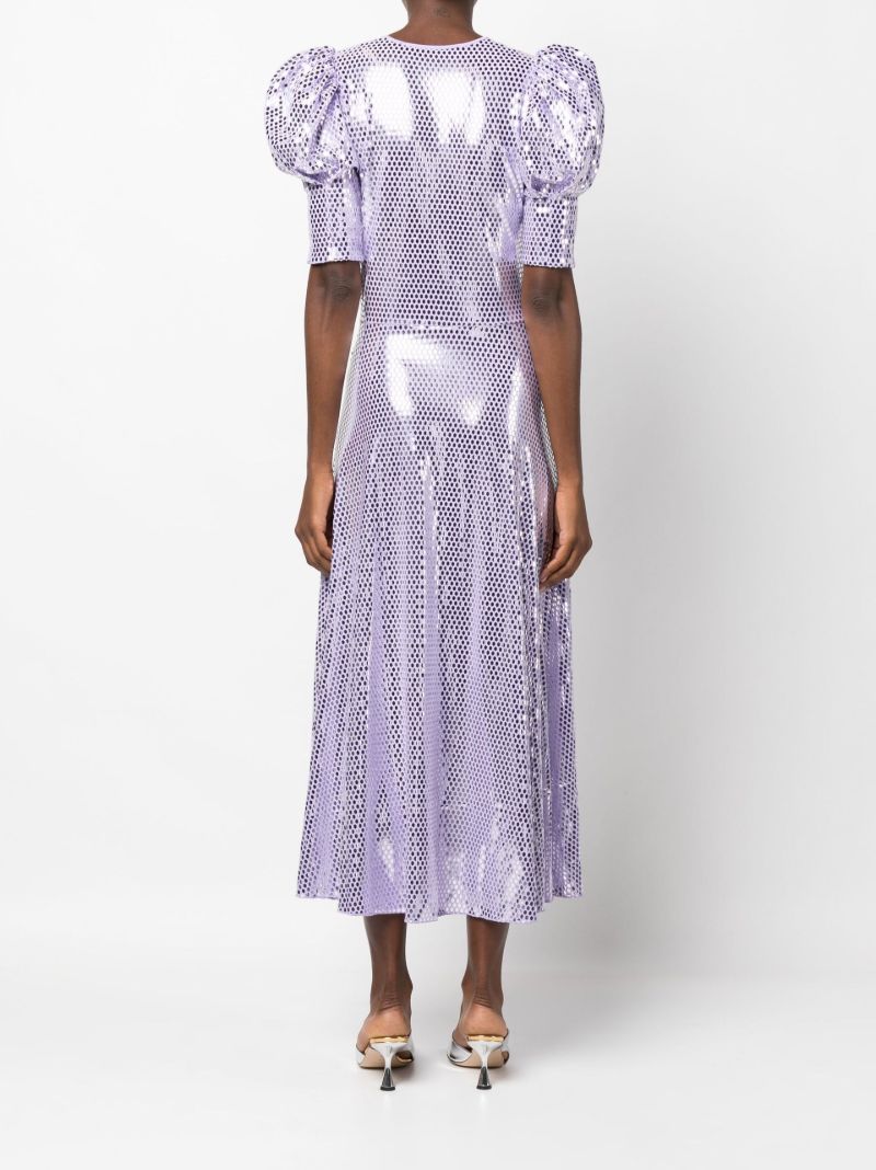 Purple Sierina Sequin Dress