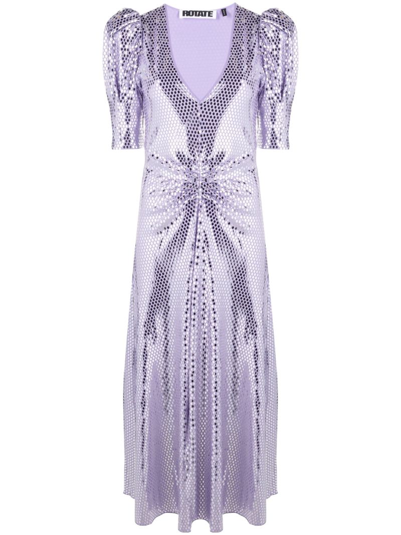 Purple Sierina Sequin Dress