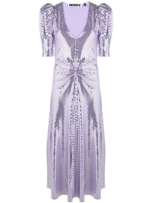 Purple Sierina Sequin Dress