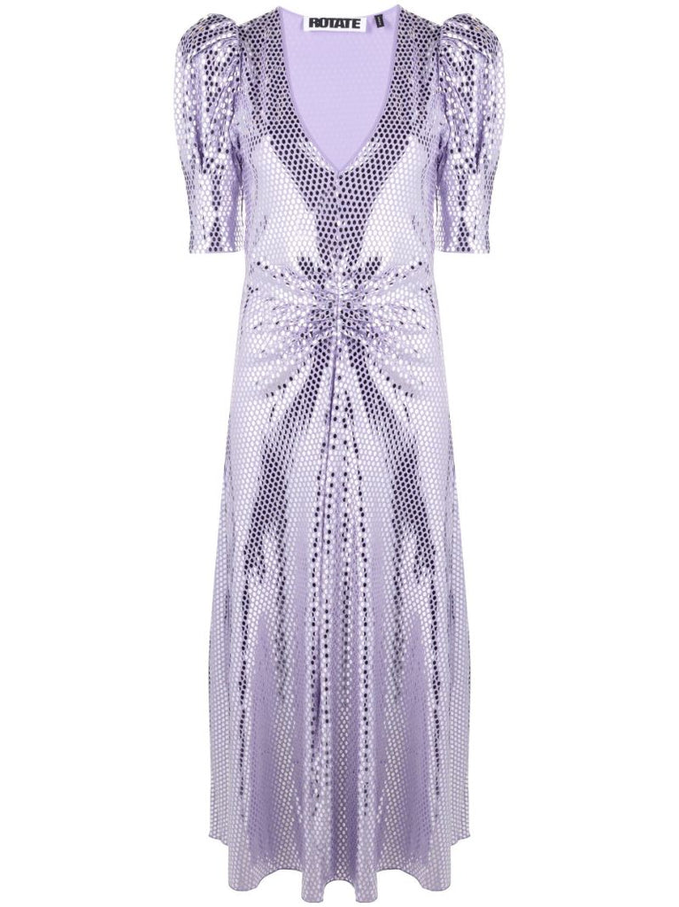 Purple Sierina Sequin Dress