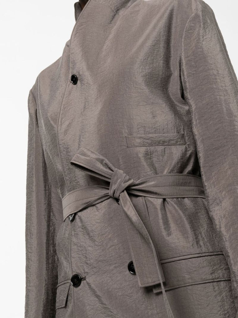 Brown Double-breasted Blazer