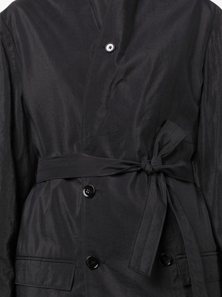 Black Double-breasted Blazer