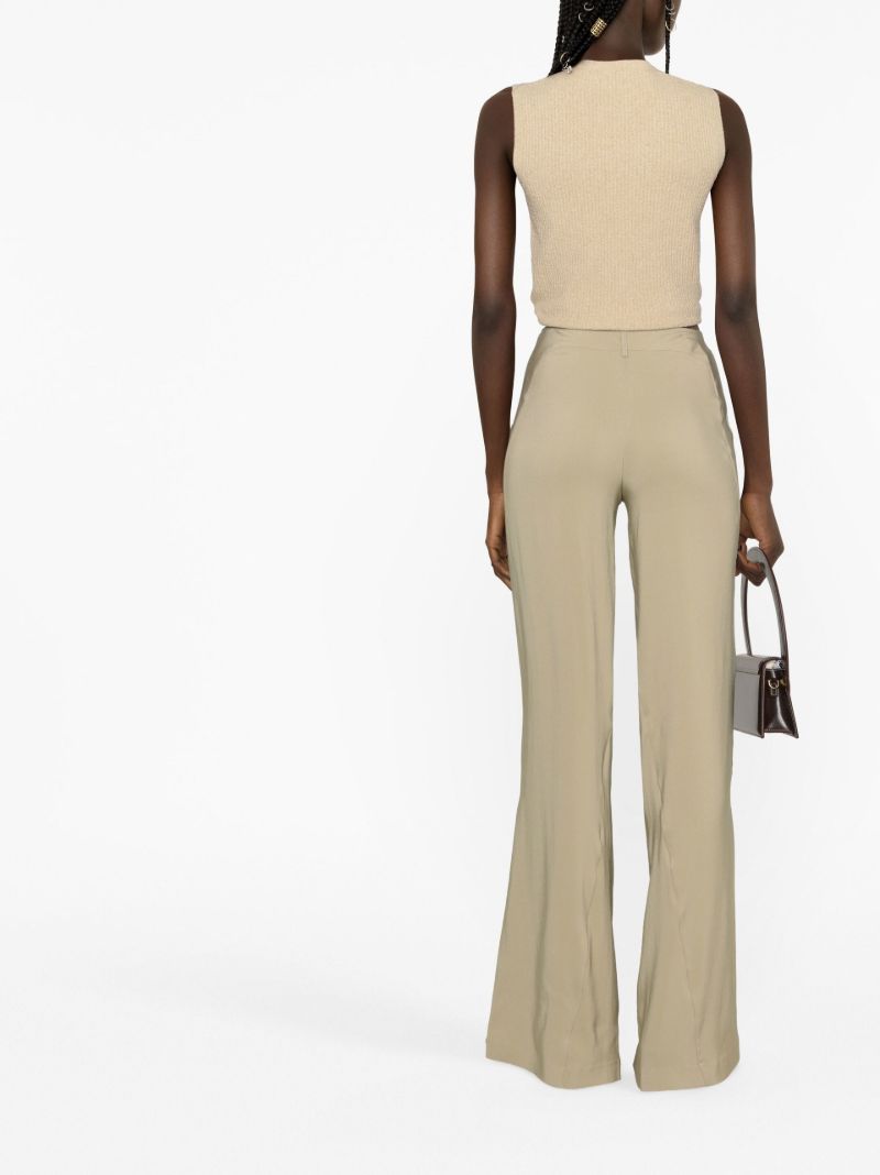 Neutral Le Pantalon Soffio Flared Trousers