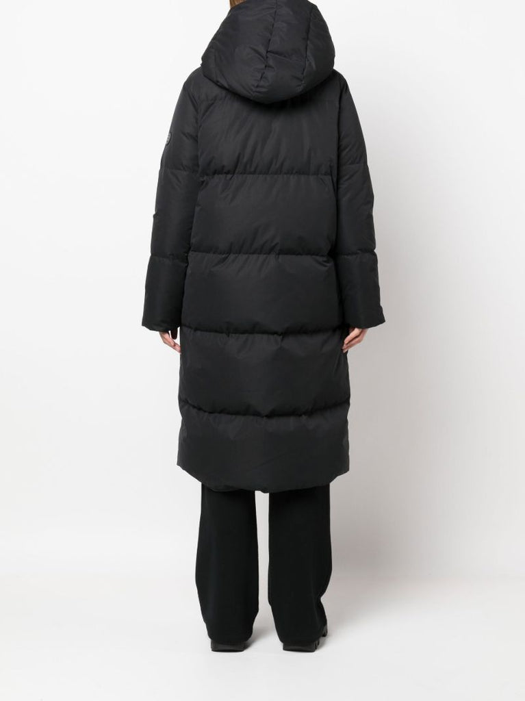 Black Cocoon Padded Down Coat