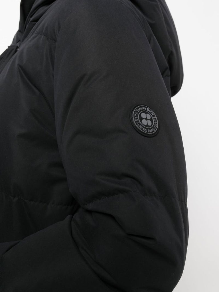 Black Cocoon Padded Down Coat