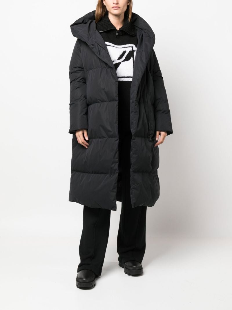 Black Cocoon Padded Down Coat