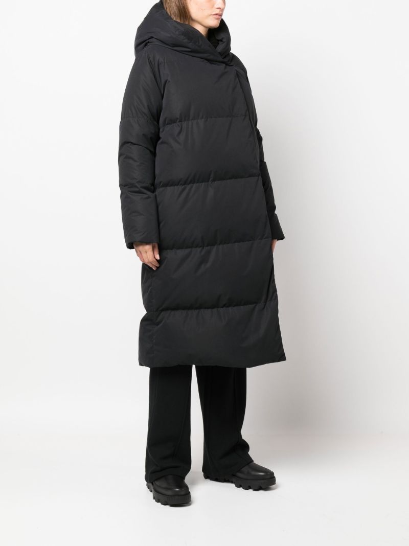 Black Cocoon Padded Down Coat