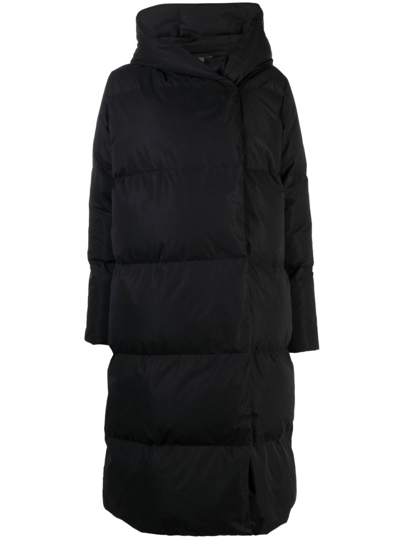 Black Cocoon Padded Down Coat