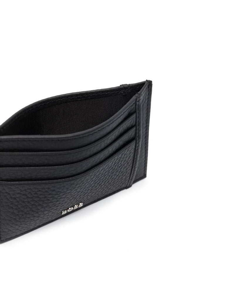 Black Leather Card Holder