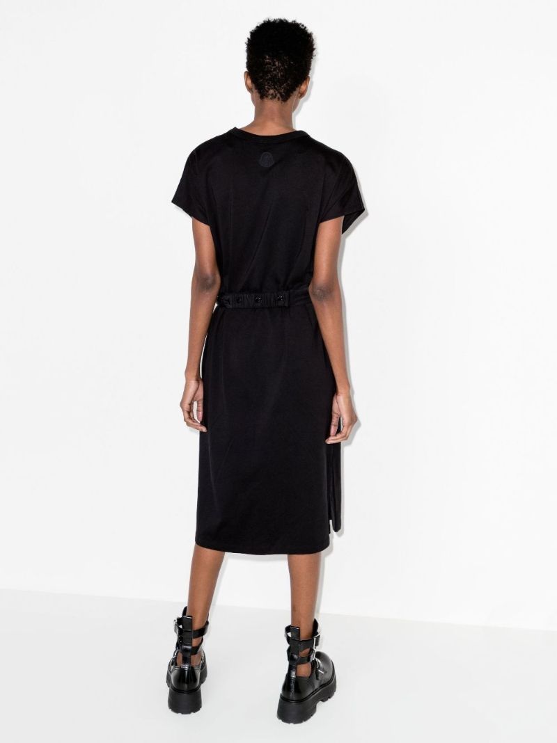 Belted Cotton Midi Dress