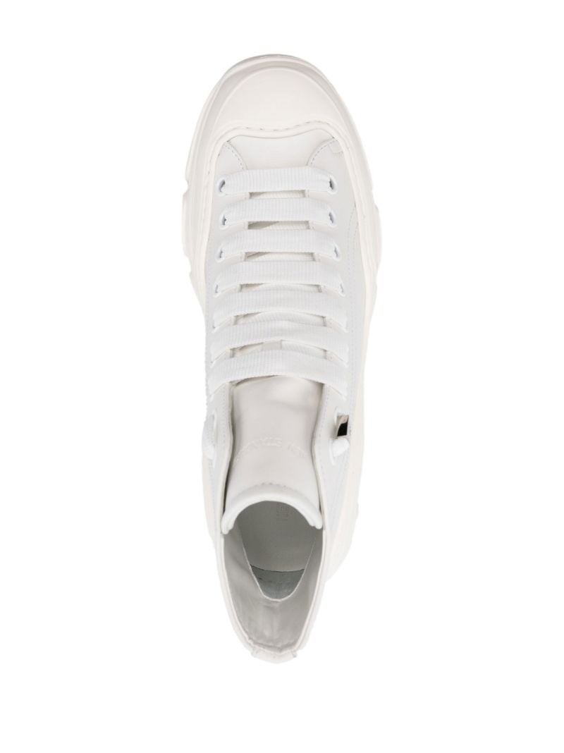 White Future High-top Leather Sneakers