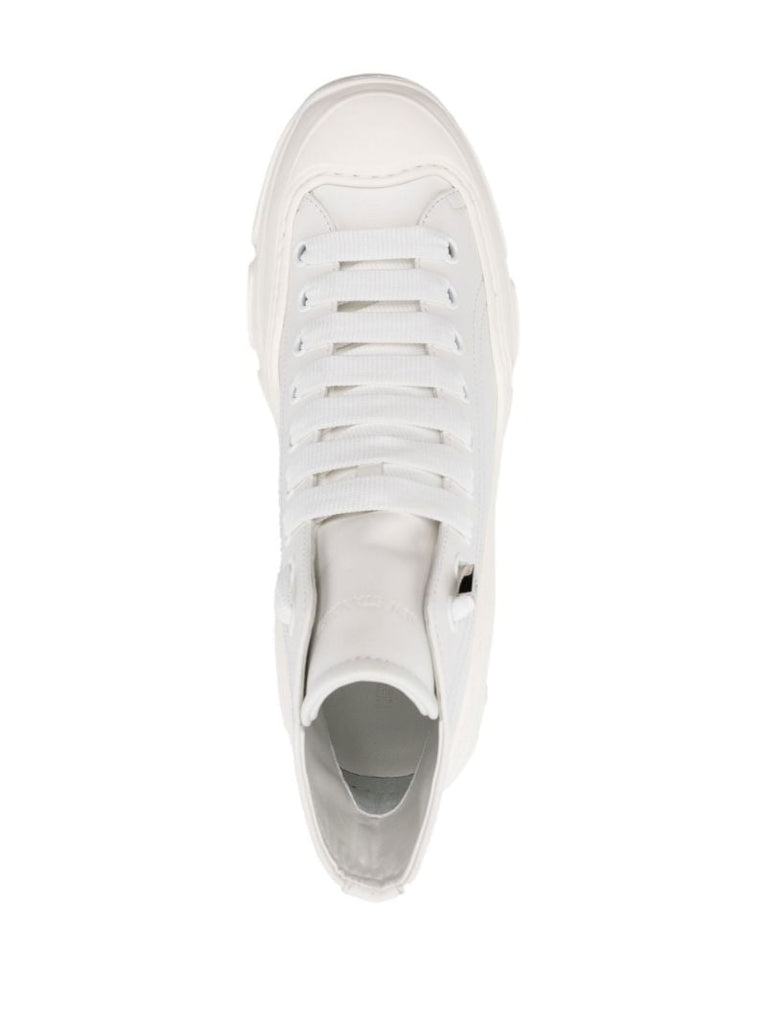 White Future High-top Leather Sneakers