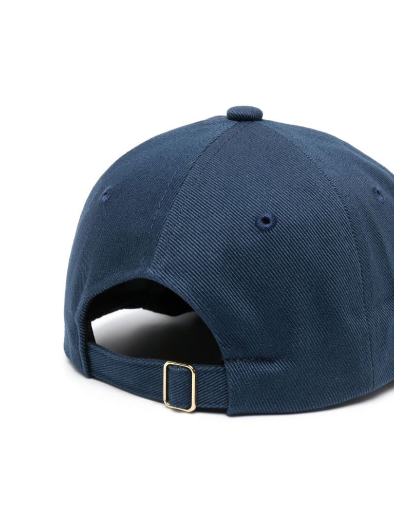 Navy Par Avion Embroidered Cap