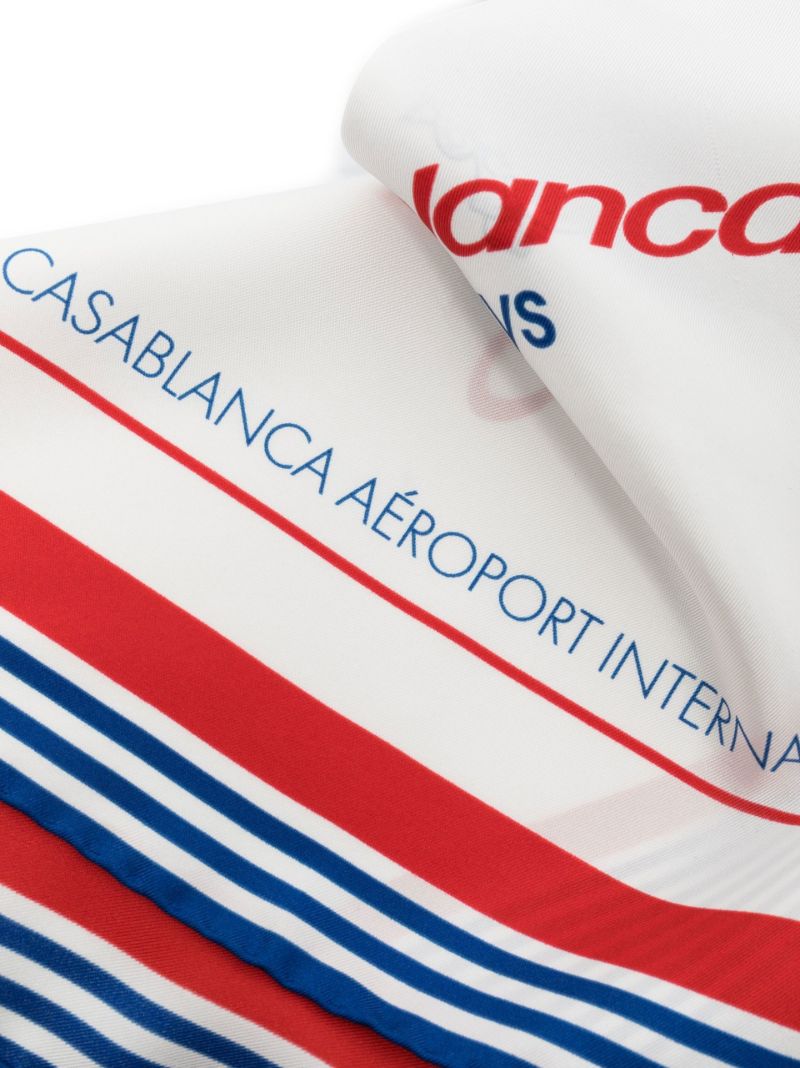 Blue Airways Silk Scarf