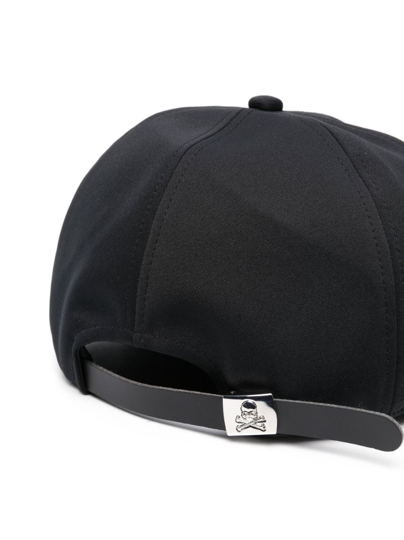 Black Crystal-embellished Baseball Cap