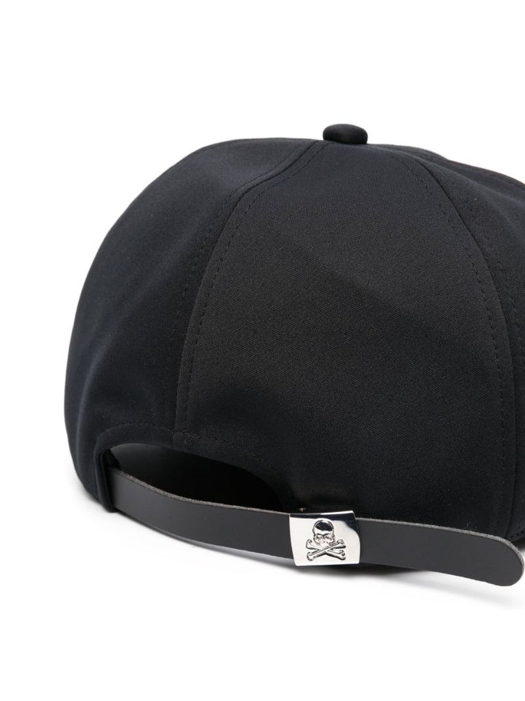 Black Crystal-embellished Baseball Cap