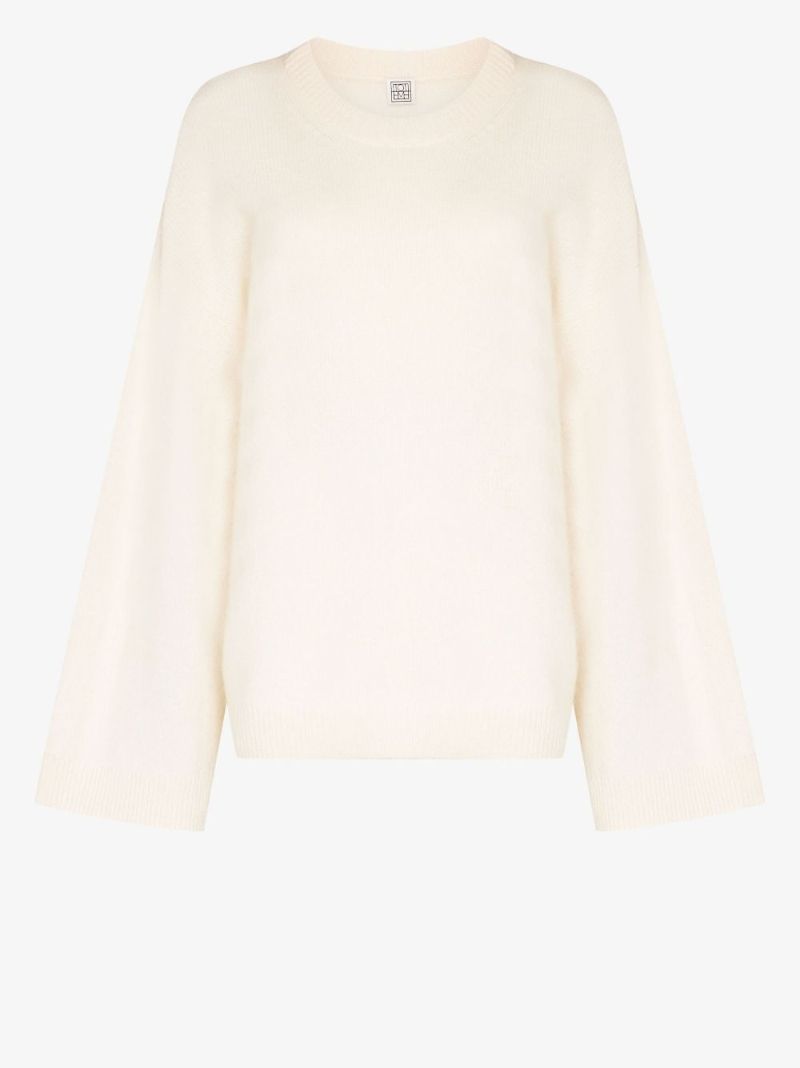 Monogram Embroidered Knit Sweater