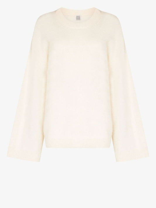 Monogram Embroidered Knit Sweater